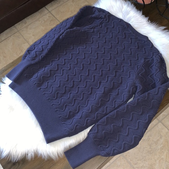 Ted Baker London Romanu Cotton Blend Pointelle Sweater Size 3 - Picture 15 of 16